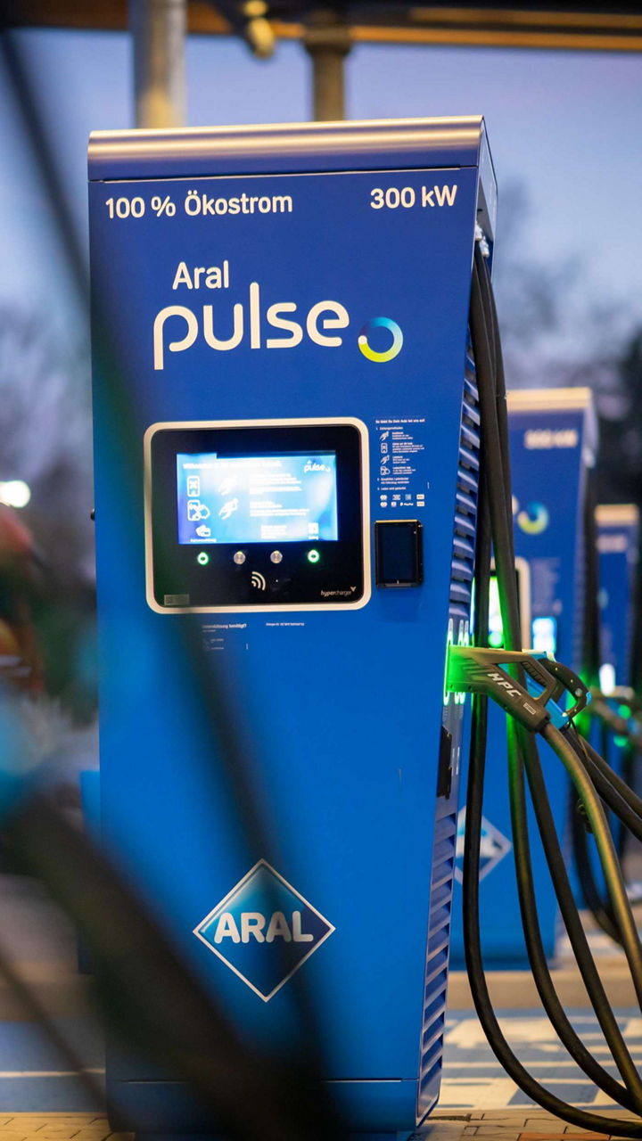 100% Ökostrom Aral Pulse Tanksäule